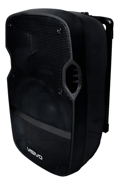 Cabina De Sonido 8 Visivo Activa Recargable 70w Color Negro