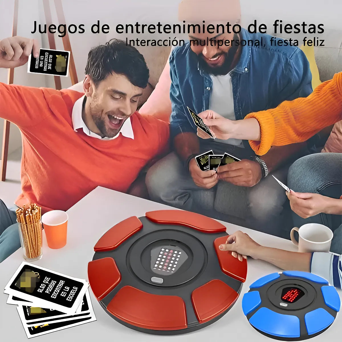 Juego De Mesa Basta Versión 2.0 Viral Interactivo Tablero Electrónica En Español, Para Pensar Rápida, Juego De Palabras De Ritmo Rápido, Juego Familiares, Fiestas Y Entretenimiento