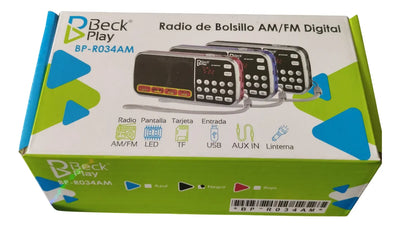 Radio Digital Am Fm Bolsillo Recargable Usb Mp3 Gran Sonido