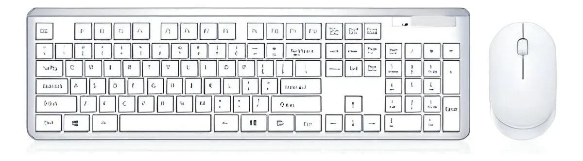 Combo Teclado Y Mouse Inalambrico 2.4g Windows Mac Seisa
