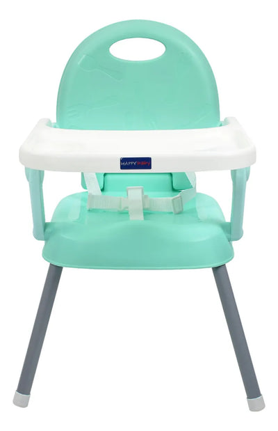 Silla Comedor Bebe 3en1 Happy Baby Azul Cp7000