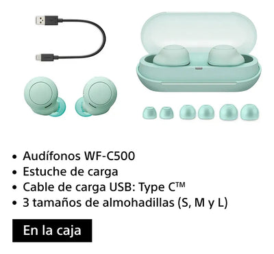 Audífonos Sony True Wireless | WF-C500