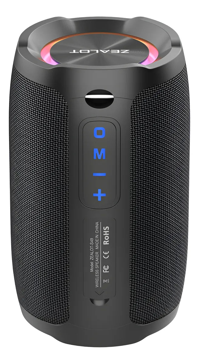 Parlante Premium Bluetooth Portátil Zealot S49 Resistente