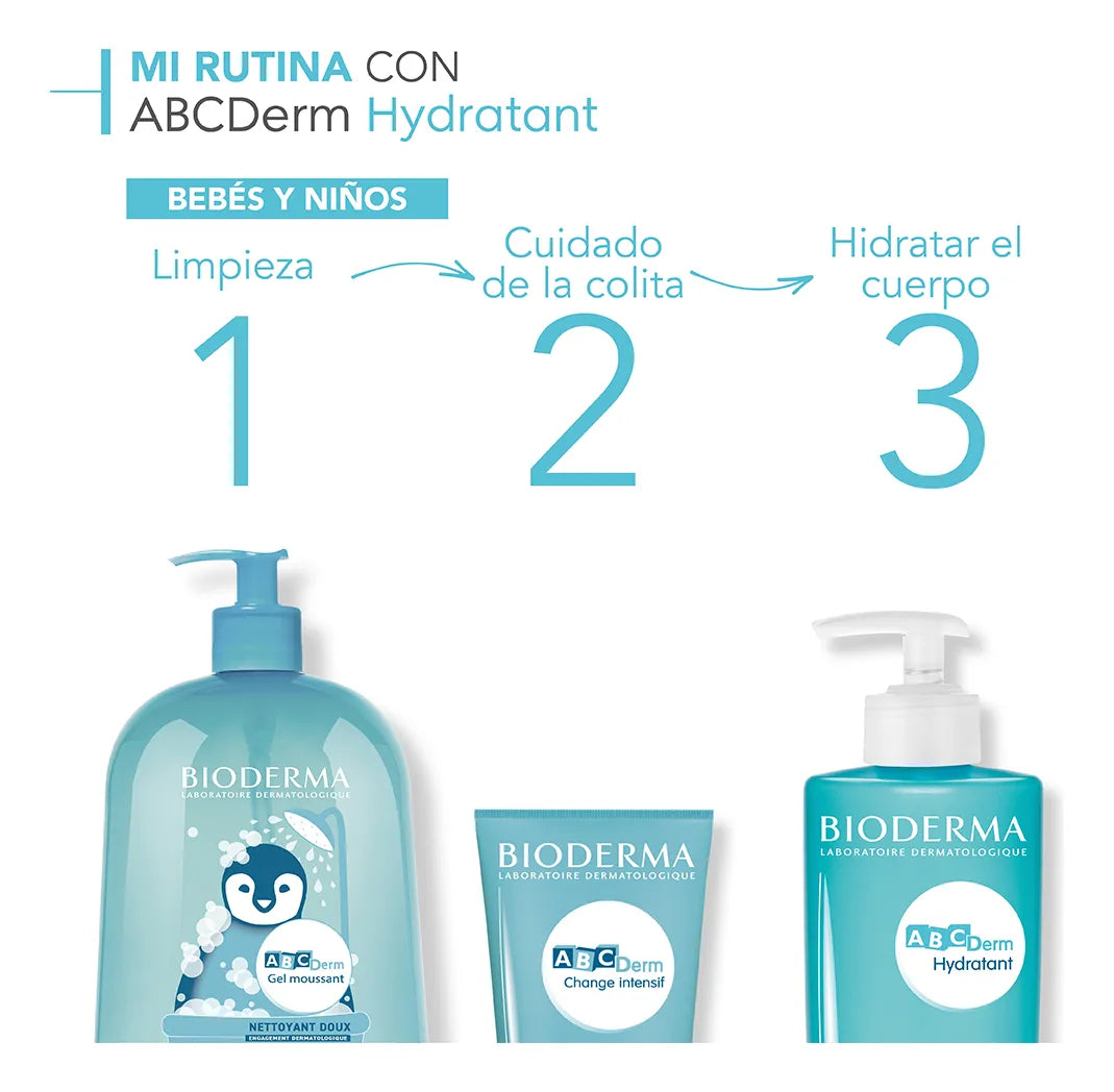 Crema Abcderm Hydratante 500ml Bebes Y Niños Bioderma