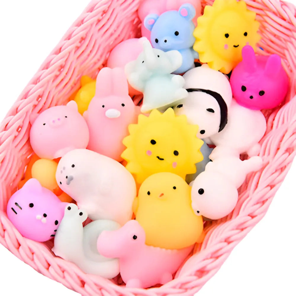 Things Nerd Variado 12 mascotas blandas de mochi para exprimir los squishies
