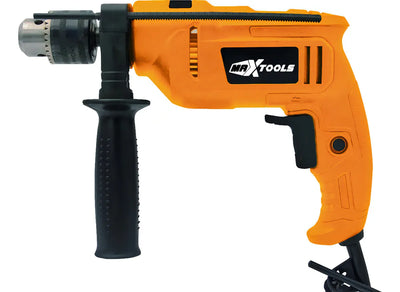 Combo Taladro Percutor 650w 13mm 110v/pulidora 650w Maxtools Color Amarillo