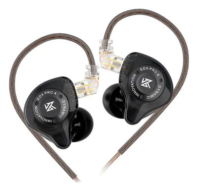 Auriculares Kz Edx Pro X Black Return sin micrófono