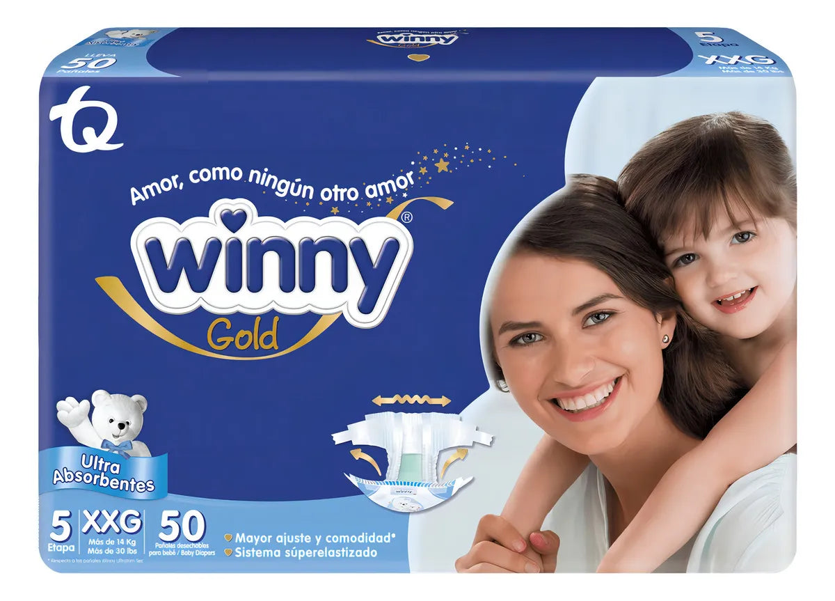 Pañales Winny Gold sin género XXG