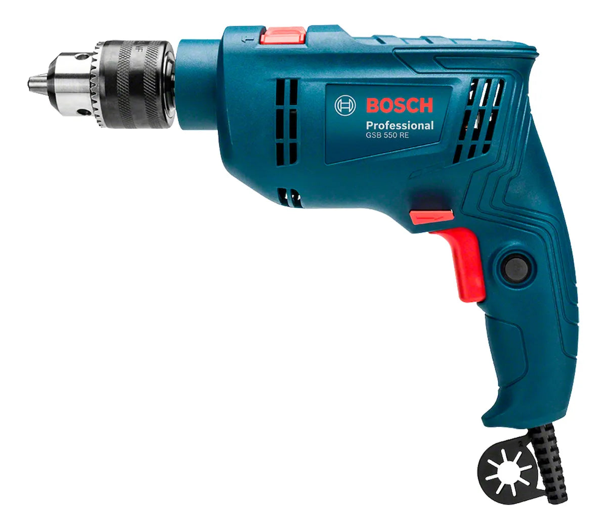 Taladro de impacto Bosch GSB 550 RE 550W con caja de cartón de