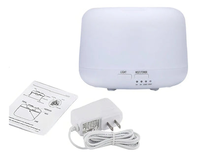 Humidificador Atomizador Difusor De Aroma Led Color Blanco