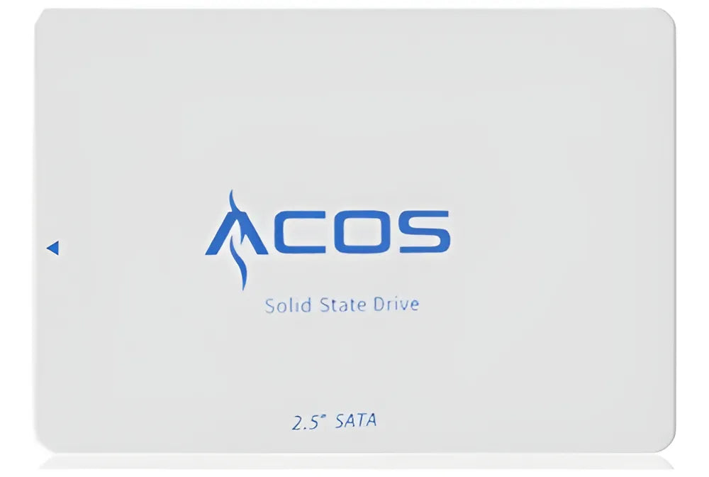 Disco sólido Acos Hd Ssd 256 GB 2.5 SATA, color blanco