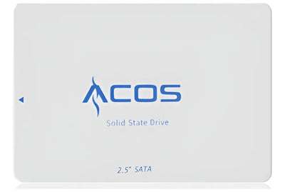 Disco sólido Acos Hd Ssd 256 GB 2.5 SATA, color blanco