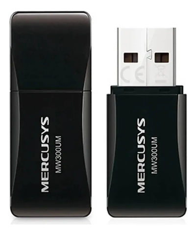 Adaptador De Red Mercusys Extensor Wifi Usb 300mbps Mw300um