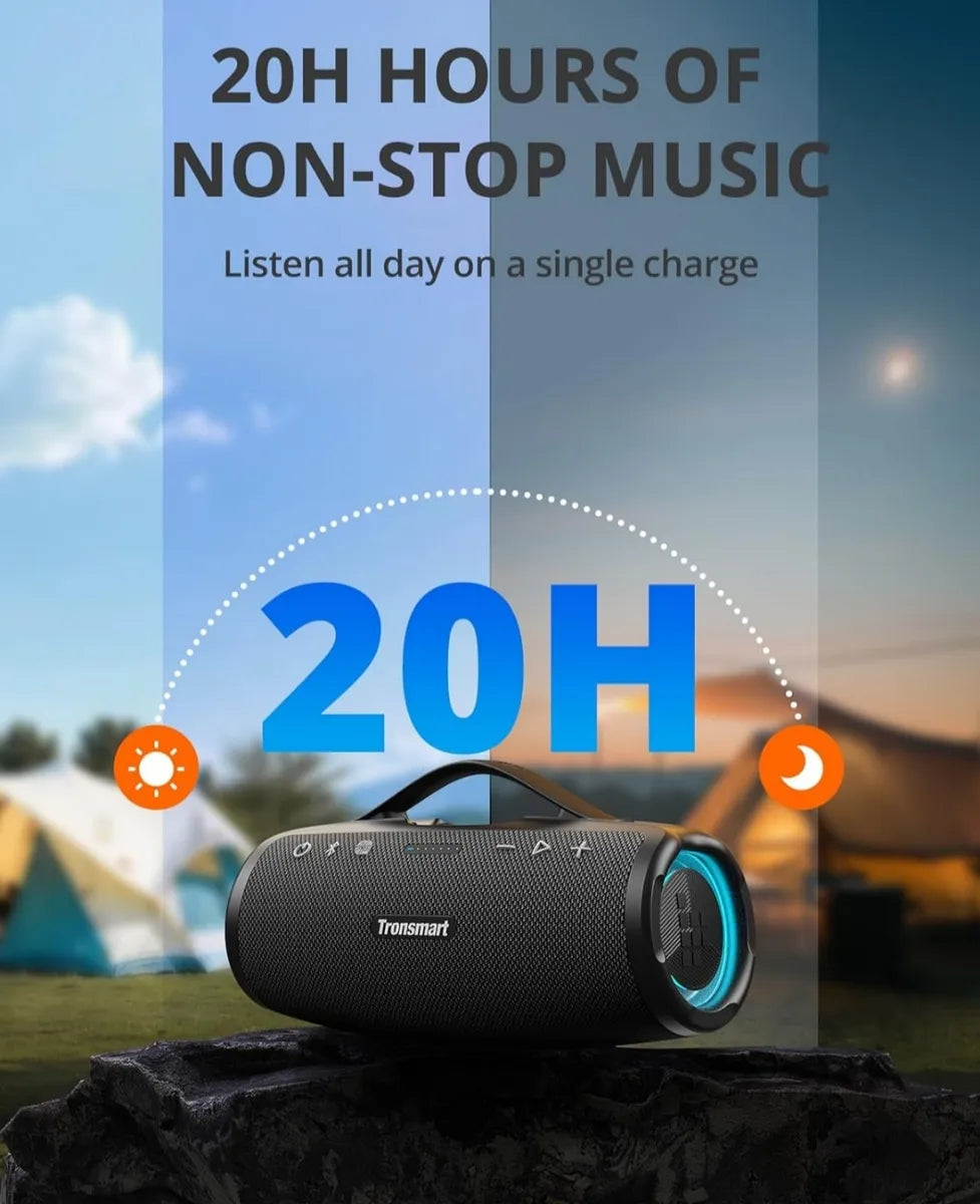 Parlante Bluetooth Portátil Tronsmart Mirtune S100 De 50w Negro