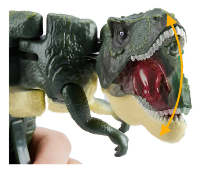Dinosaurios Zazaza T Rex Con Luces Y Sonido Tiktok Moda Zaza Color Verde