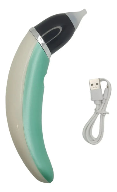 Aspirador Nasal Para Bebés Limpiador Eléctrico De Nariz Colo Verde Claro