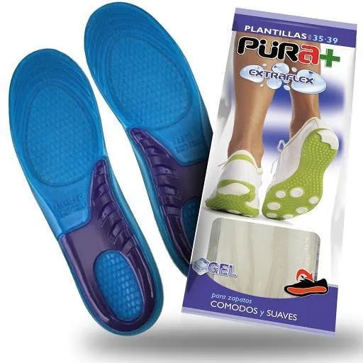 Plantillas Püra+ Gel Color Multicolor Tamaño De La Plantilla Talla 35-39
