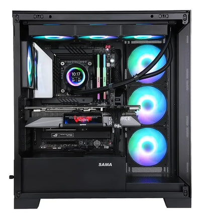 Funda Negra Full Tower Para Sama Neview 4503, Doble Templ