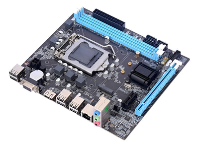 Tarjeta Madre H61 Socket 1155 6 Usb Hdmi Puerto Nvm Nueva Negro