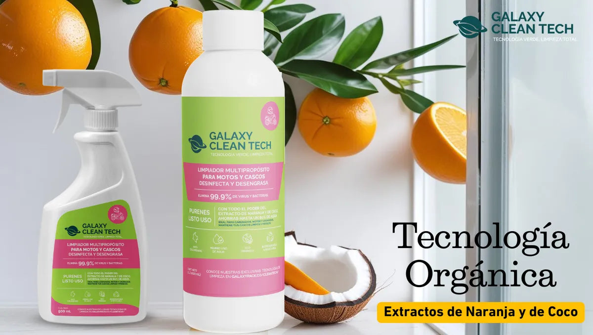 Lavado En Seco Moto Y Casco Ecológico Biodegradable Galaxy