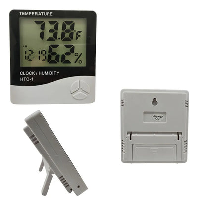 Termohigrometro Digital Higrometro, Humedad, Reloj, Alarma