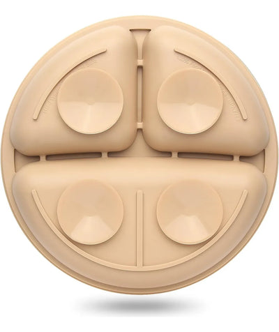 Platos Antideslizantes De Silicona Para Bebés - 3 Unidades