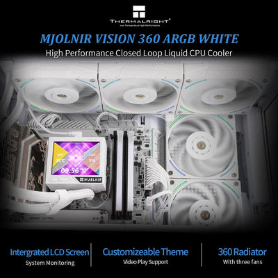 Refrigeración Líquida Thermalright Mjolnir Visión 360 Led Blanco