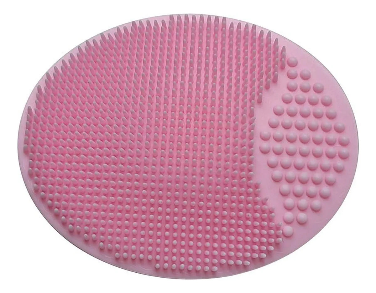 Set De 3 Cepillos Para Baño De Bebé - Silicona Rosa