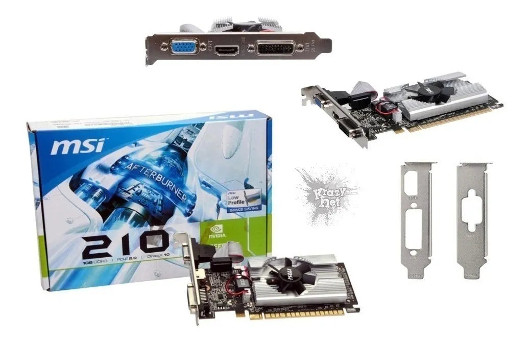 Tarjeta de video Nvidia MSI GeForce 200 Series 210 1GB