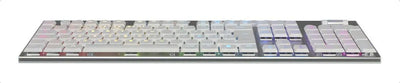 Teclado Mecánico Redragon Horus White Fs K618w-rgb Wireless Color Del Teclado Blanco Idioma Español