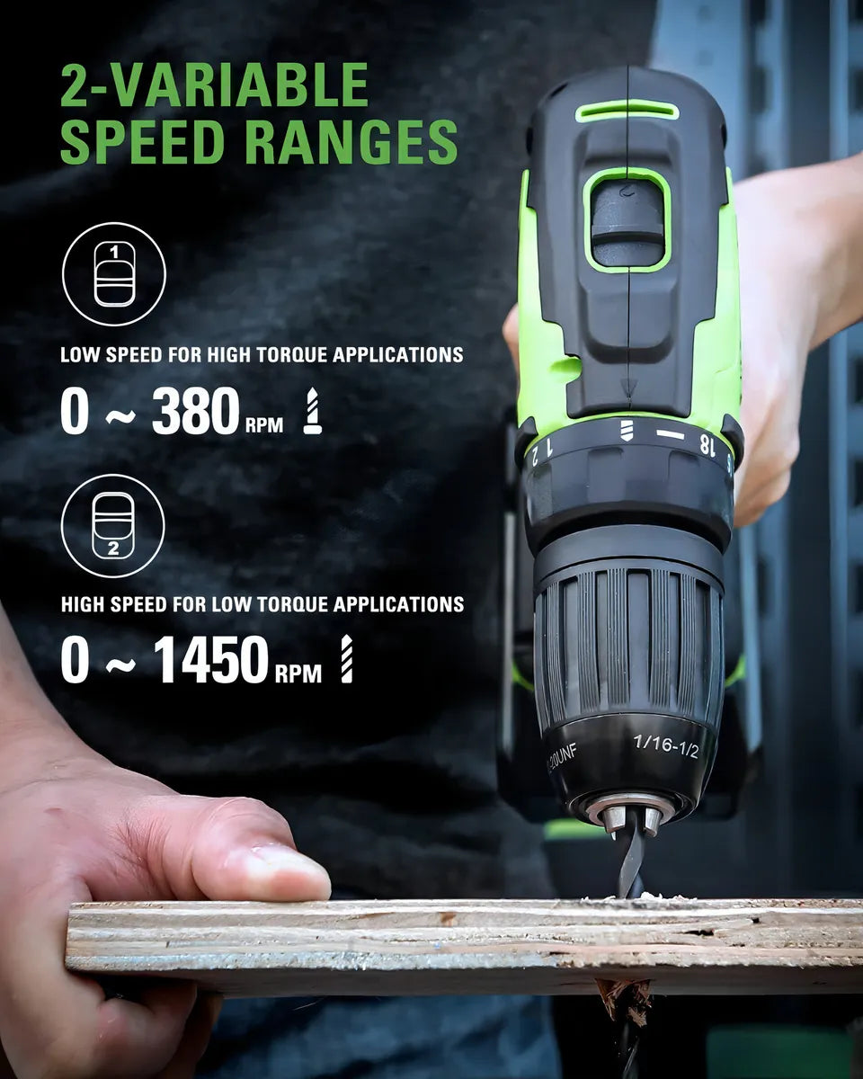 grado Profesional] Greenworks 24v Max Taladro Inalámbrico S Color Verde Frecuencia Sunrise Global Marketing, LLC Sunrise Global Marketing, LLC