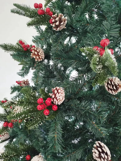 Arbol Pino Navidad 2.10m Decoración Color Verde 1050 Ramas