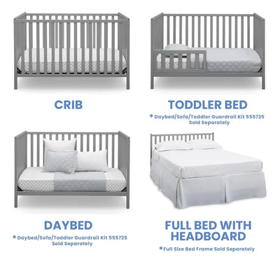 Cuna Convertible 4 En 1 Delta Children - Seguridad