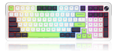 Teclado Redragon Eisa K686wgb-rgb-max Wireless Ingles Verde