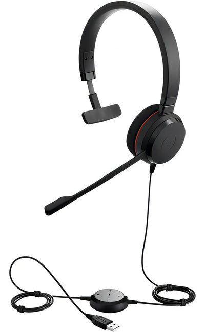 Jabra Evolve 20 Uc Mono Auricular En Oreja Cancela El Ruido Color Negro