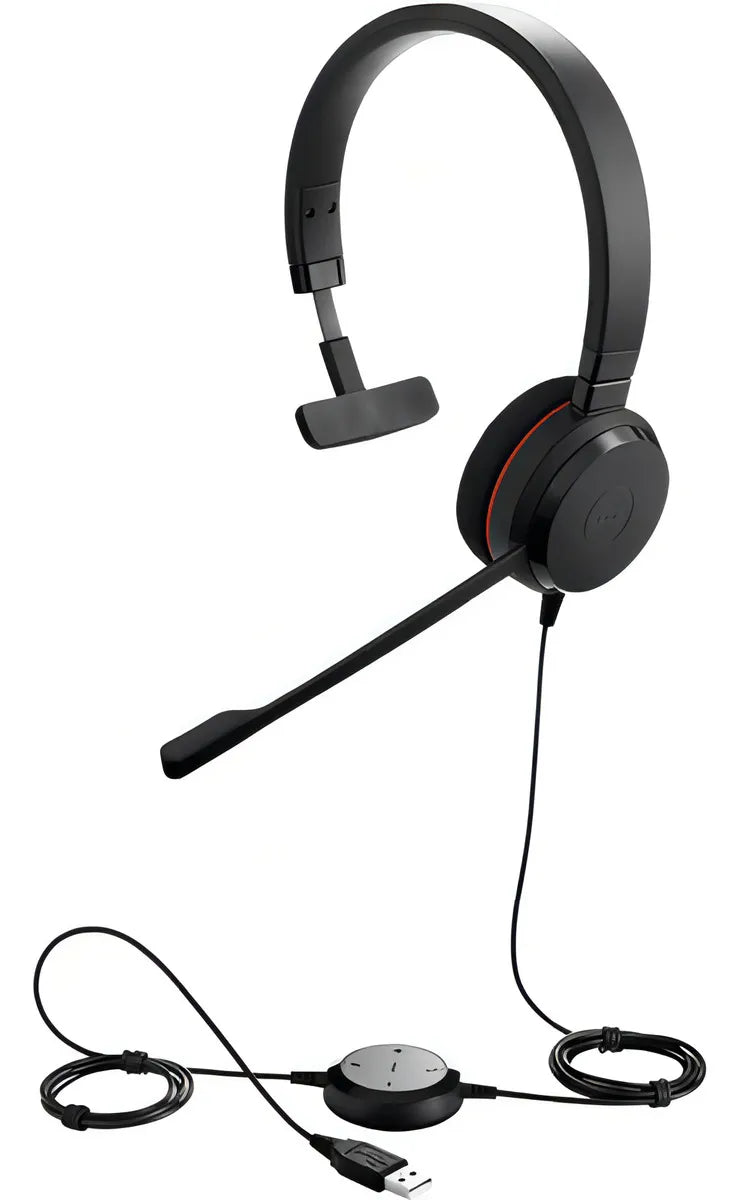 Jabra Evolve 20 Uc Mono Auricular En Oreja Cancela El Ruido Color Negro