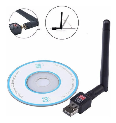 Antena Receptor Wifi Usb Inalambrico 900 Mbps, Pc - Portatil