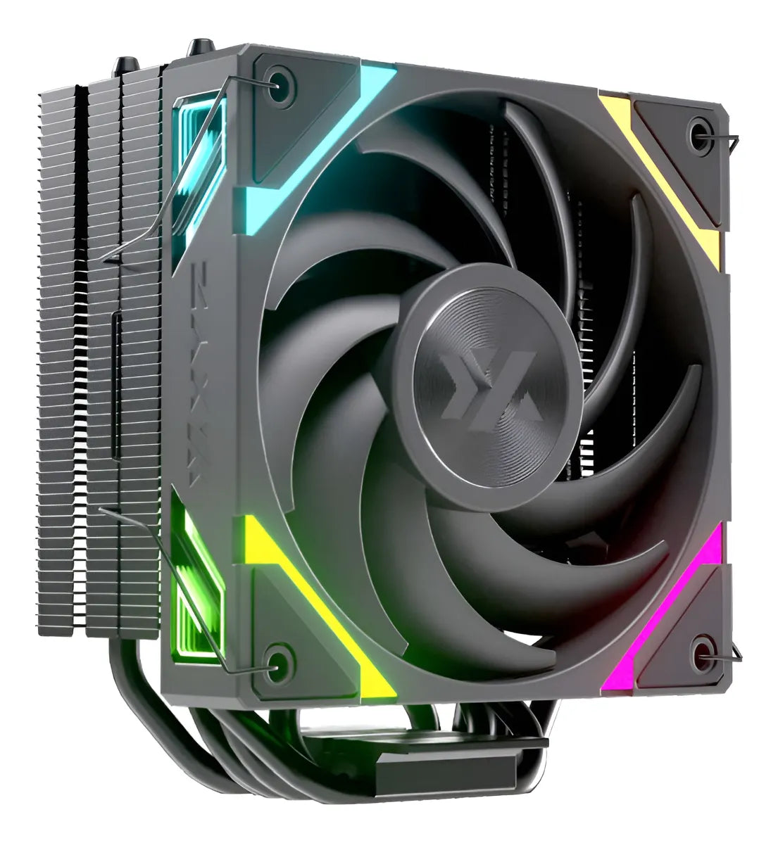 Cooler Cpu Xyz Thermax 4 Black Vortex Argb Fan Pwm Control