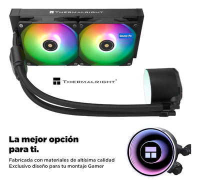 Enfriamiento Liquido Cooler Pc Cpu 240 Mm Argb Lga 1700 Am5