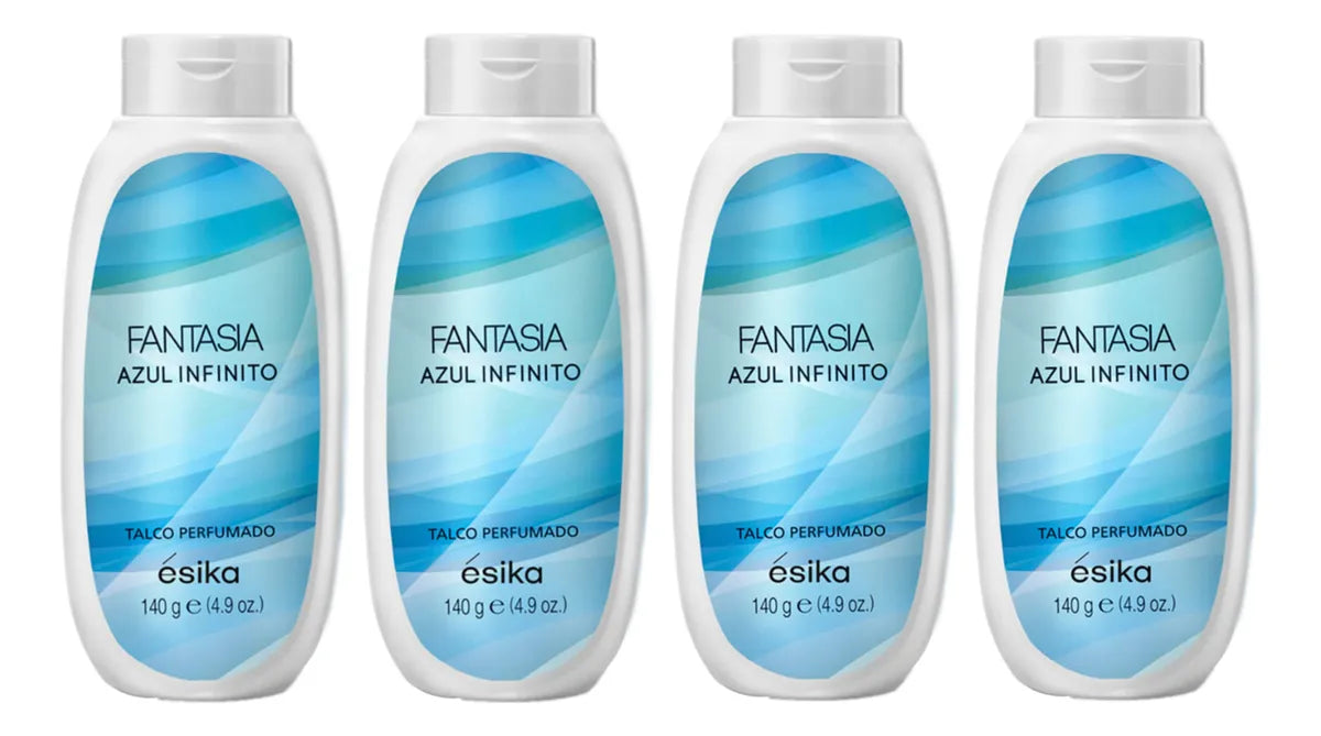 4 Talco Perfumado Fantasía