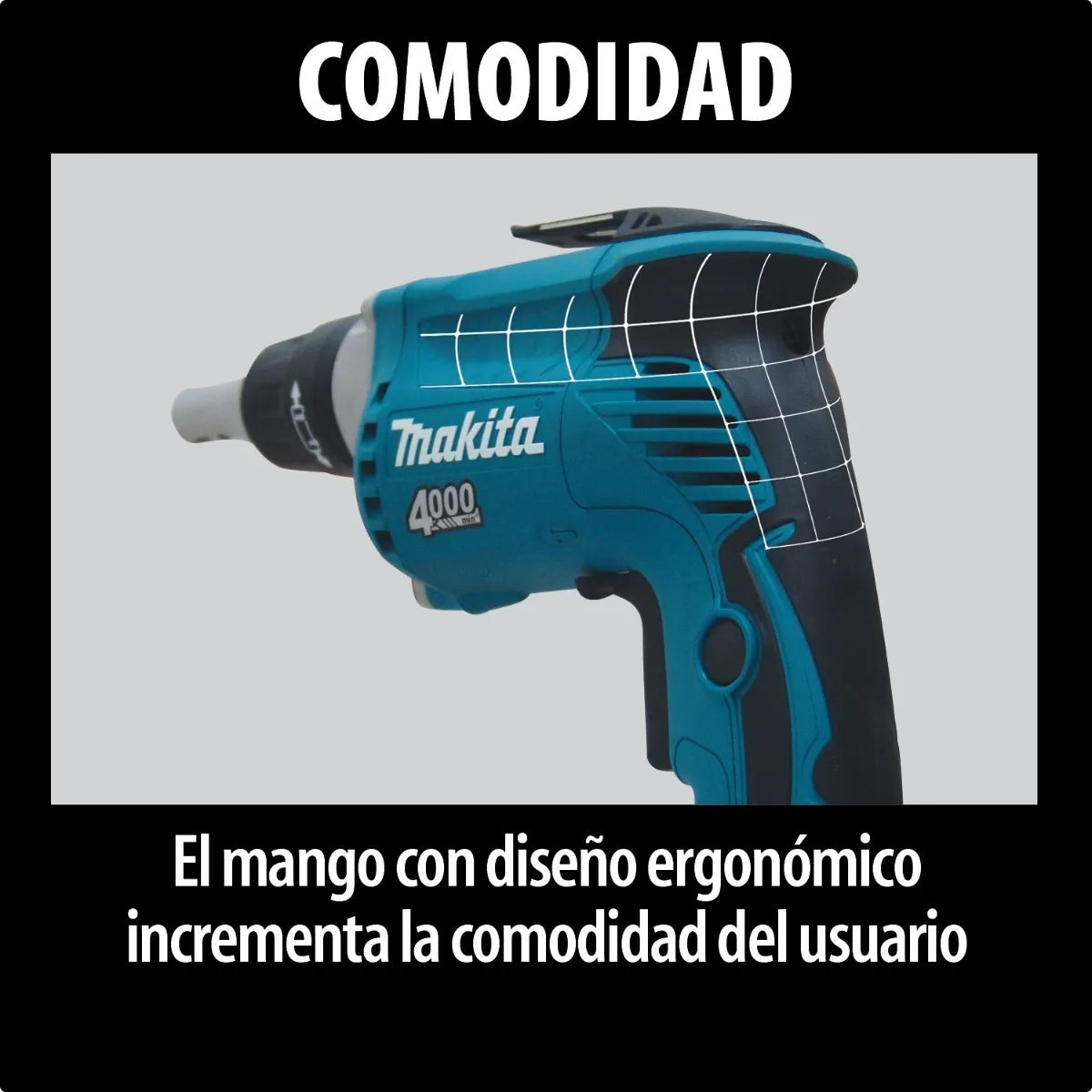 Destornillador eléctrico Makita FS4200 turquesa