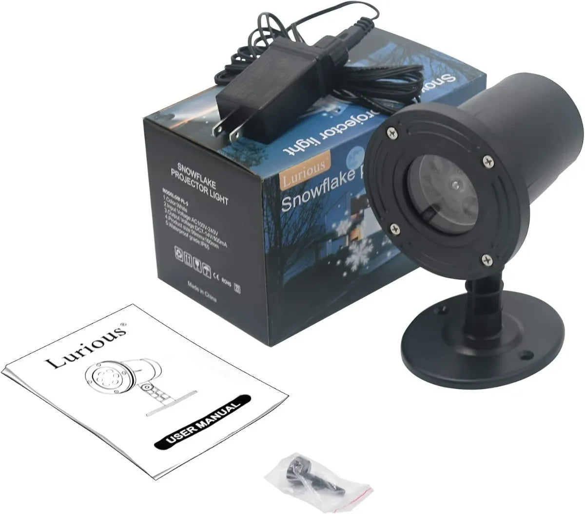 Luz Navideña Nieve Led