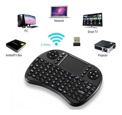 Mini Teclado Inalámbrico Smart, Retroiluminado, Recargable