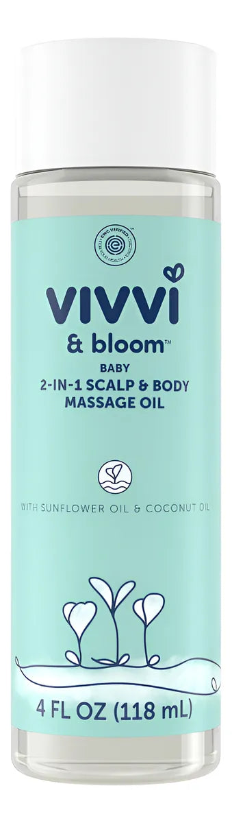 Vivvi & Bloom Suave Aceite De Masaje 2 En 1 Para El Cuero C.