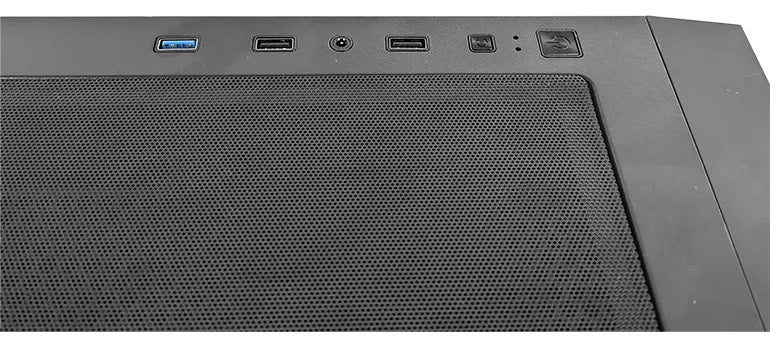 Gabinete Chasis Gamer Pc Argb Atx Con Controlador + 4 Cooler Negro