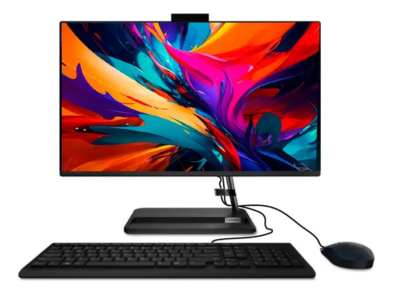 Computador Lenovo 24iap7 Intel Core I3 1215u 8gb 512gb 23,8 Color Negro 110V