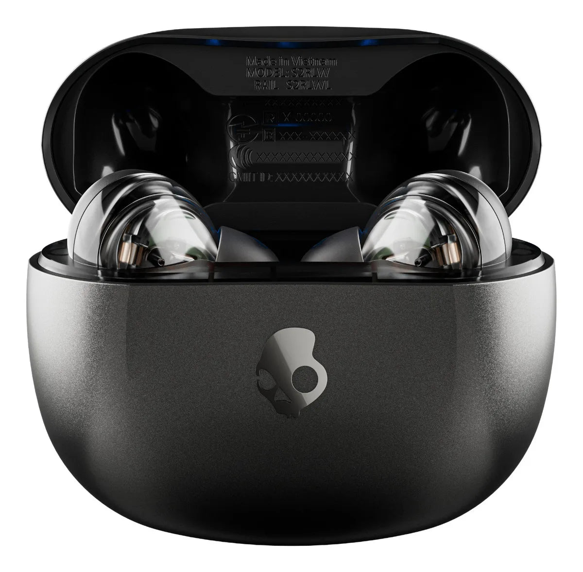 Audifono Skullcandy Rail Anc True Black True Wireless Color Negro Luz Negro