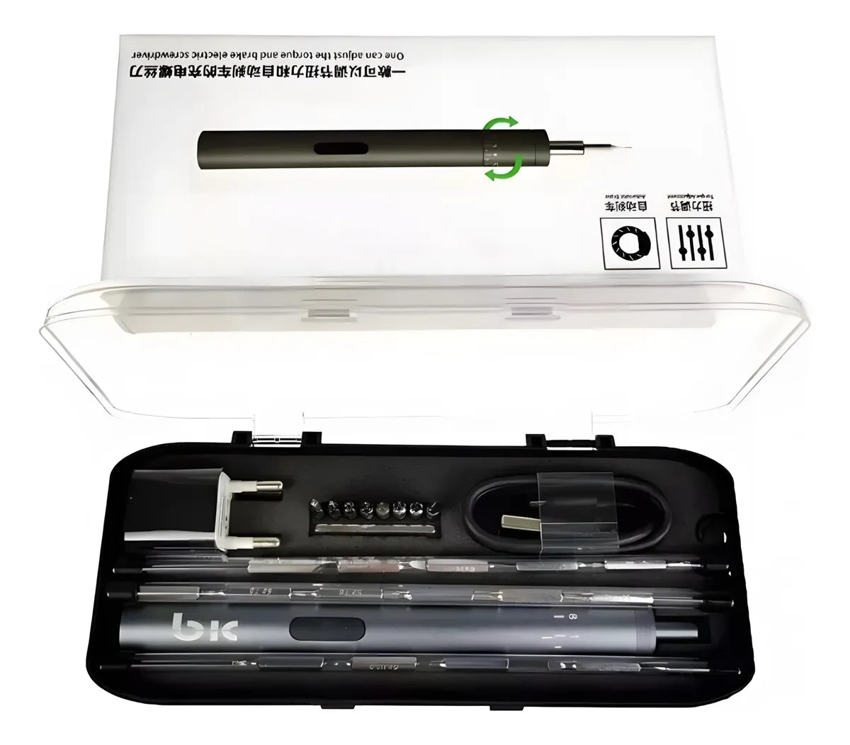 Mini Destornillador Eléctrico 27 Pzs Recargable Portátil.