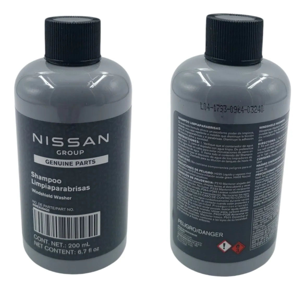 Líquido Shampoo Limpiaparabrisas Nissan 200 Ml
