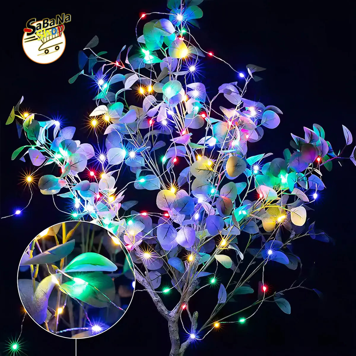Luces Navideñas Solar Guirnalda 10mts Multicolor 100 Led Navidad Árbol Exterior Interiores Control Panel Impermeables Jardín Balcón Techo Casa Recargables Largas Decoración Fiestas Eventos